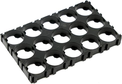 Bestol 3x5 خلية/4x5 خلية/2xCell/3xCell/18x6x50x1 خلية 18x6x50 بطاريات فاصل يشع قذيفة بلاستيكية حامل الحرارة قوس (100 قطعة قوس ثلاثي) in Kuwait