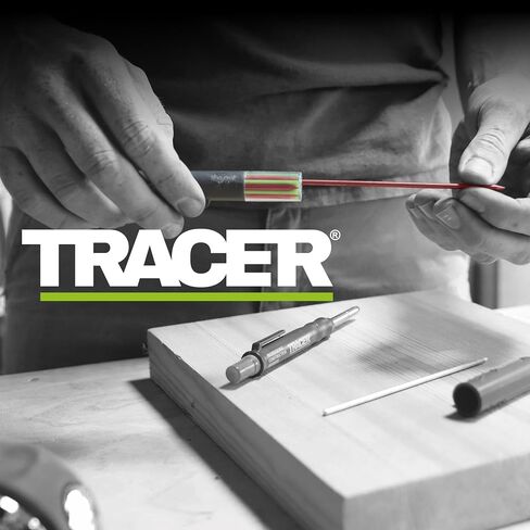 Tracer Deep Hole Pencil Alternative Leads Set - 12 x 2.8mm High-Visibility Coloured Leads for the Pencil. 6 x Red, 6 x White. 12 x Pencil refills. in Saudi Arabia