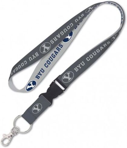 سلسلة مفاتيح WinCraft Brigham Young Cougars BYU Premium Lanyard مع إبزيم قابل للفصل، بطول 23 بوصة، وعرض 1 بوصة in Kuwait