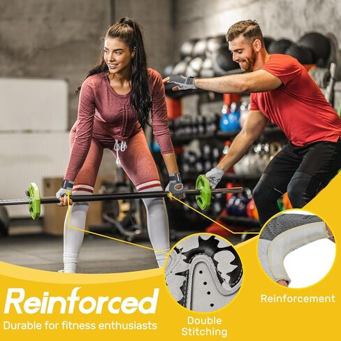 Detachable Workout Gloves for Men and Women, Weight Lifting Gloves with Flexible Wrist Strap, Excellent Grip, Full Protection for Gym Exercise and Training in Saudi Arabia
