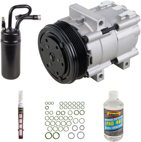 AC Compressor & A/C Kit For Ford Ranger V6 2001-2011 - Only Fits Models With 3 Mounting Bolts On Compressor! - BuyAutoParts 60-85777RK New in Saudi Arabia