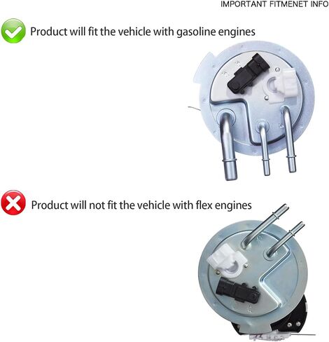 مضخة وقود DWVO متوافقة مع 2004-2007 Chevy Tahoe GMC Yukon Cadillac Escalade 4.8L 5.3L 6.0L 6.2L (مع محركات البنزين فقط) in Saudi Arabia