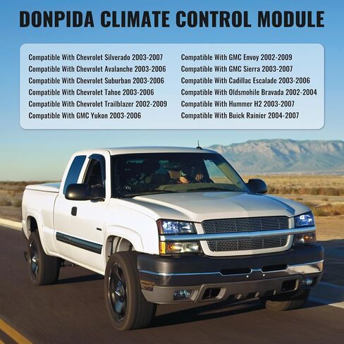 599-211XD Climate Control Module Compatible with Chevy Silverado Suburban Avalanche GMC Sierra Yukon Cadillac Escalade Control Panel Replacement for OE 10367041,10367042,10399657 in Saudi Arabia