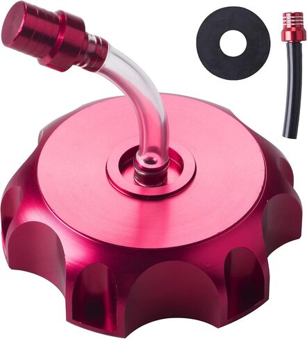 JINGKE CNC Aluminum Gas Fuel Tank Cap with Breather Valve for 50cc 70cc 90cc 110cc 125cc 140cc 150cc 160cc Pit Dirt Motor Bike Dirt Bike ATV Taotao SSR Roketa (BLACK)… in Saudi Arabia