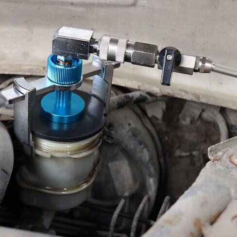 JoyFans Brake Clutch System Master Cylinder Adapter Kit, Works with Brake Bleeder Tool for Car Truck Brake Fluid Replacement, Automotive Universal 5PCS in Black Case in Saudi Arabia