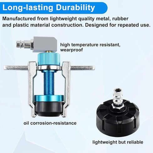 JoyFans Brake Clutch System Master Cylinder Adapter Kit, Works with Brake Bleeder Tool for Car Truck Brake Fluid Replacement, Automotive Universal 5PCS in Black Case in Saudi Arabia
