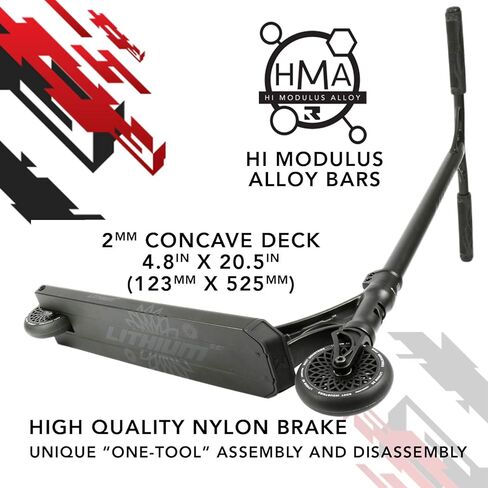 سكوتر ليثيوم كامل - سكوتر حيلة - سكوتر احترافي لأي راكب عمري - سكوتر احترافي للأطفال، سكوتر احترافي للبالغين - سطح سكوتر احترافي، عجلات سكوتر احترافي - جاهز لركوب سكوتر الخدعة in Kuwait