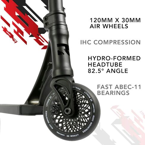 سكوتر ليثيوم كامل - سكوتر حيلة - سكوتر احترافي لأي راكب عمري - سكوتر احترافي للأطفال، سكوتر احترافي للبالغين - سطح سكوتر احترافي، عجلات سكوتر احترافي - جاهز لركوب سكوتر الخدعة in Kuwait