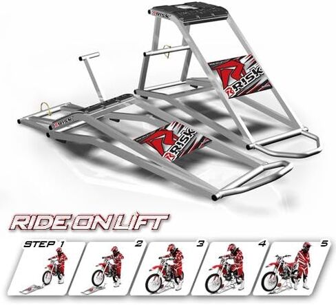 Risk Racing RR1 Ride-On Lift,Silver in Saudi Arabia