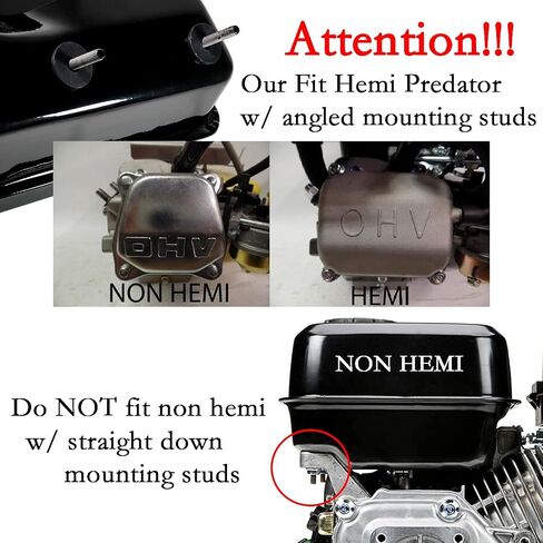New Designed Screw On Fuel Tank For Predator 212 Ghost 224cc Engine, Coleman 196cc Mini bike KT196 Go kart, BT200X CT200U CT200UEX, Baja Warrior MB200, Honda GX160 GX200 Clone Engine in Saudi Arabia