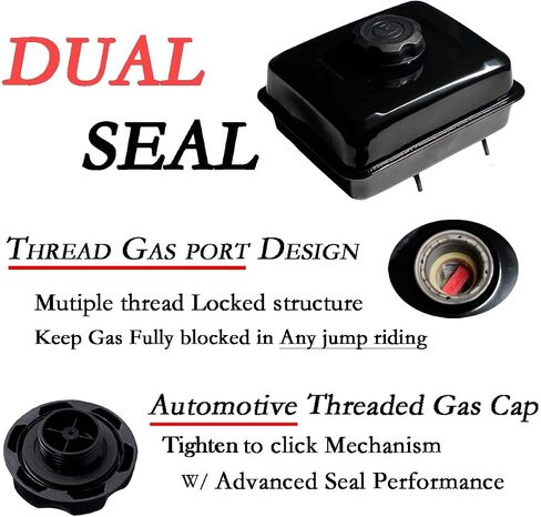 New Designed Screw On Fuel Tank For Predator 212 Ghost 224cc Engine, Coleman 196cc Mini bike KT196 Go kart, BT200X CT200U CT200UEX, Baja Warrior MB200, Honda GX160 GX200 Clone Engine in Saudi Arabia