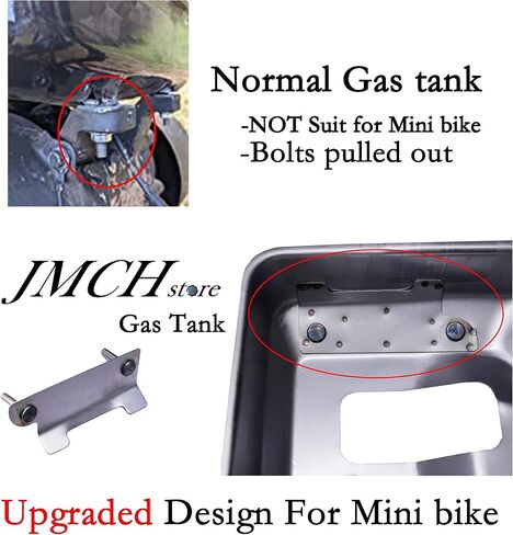 New Designed Screw On Fuel Tank For Predator 212 Ghost 224cc Engine, Coleman 196cc Mini bike KT196 Go kart, BT200X CT200U CT200UEX, Baja Warrior MB200, Honda GX160 GX200 Clone Engine in Saudi Arabia