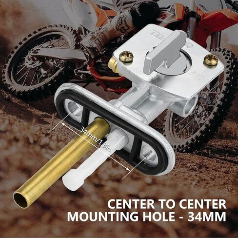 صمام الوقود بيتكوك لكاواساكي بايو 220 250 300 البراري 300 360 400 سوزوكي LTZ 250 400 ياماها TTR 90 125 225 ATV دراجة نارية الوقود بيتكوك الغاز صمام إيقاف التبديل in Kuwait