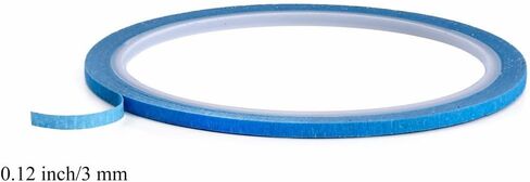 Supla 12 لونًا، 12 لفة من شريط شبكي للسبورة البيضاء، أشرطة تحديد شبكية، 1/8 بوصة عرض × 42 بوصة طول لكل لفة، شريط لاصق ملون وأشرطة رسم بياني للفنانين in Kuwait