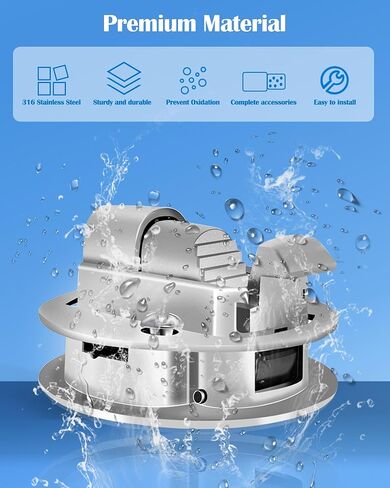 مزلاج سحب دافق مقاس 2 بوصة لخزانة RV والخزانة البحرية، مزلاج سحب مستدير من الفولاذ المقاوم للصدأ 316 لسطح القارب واستبدال أجهزة باب المقصورة in Kuwait
