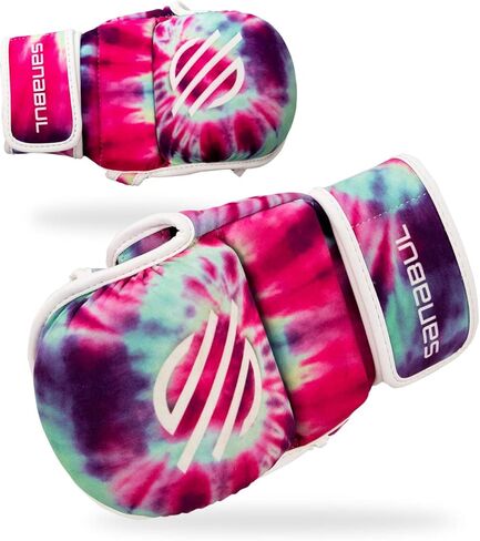قفازات Sanabul Funk Strike Tie Dye 7oz قفازات MMA الهجينة للسجال | قفازات التدريب للرجال والنساء | حماية من الصدمات بالجل | قفازات الملاكمة الرياضية القتالية MMA in Kuwait