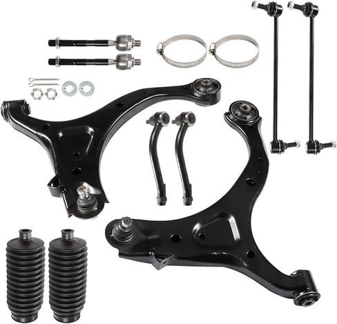 10Pc Kit Front Lower Control Arm Sway Bar link Boots Replacement for 2007-2012 Hyundai Santa Fe Replacement for KIA Sorento 2011-2013 in Saudi Arabia
