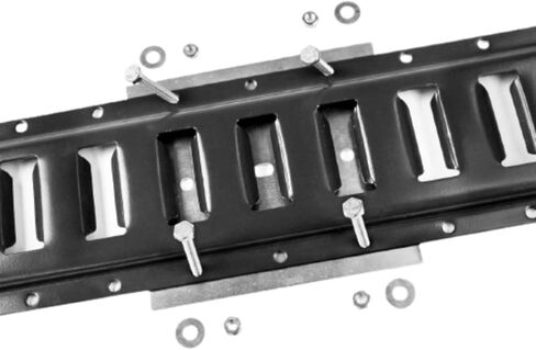 مجموعة تركيب لوحة المسار E الآمنة للغاية من DC Cargo، 8 عبوات | اللوحة الخلفية لتركيب السكك الحديدية E-Track، والمسامير، والصواميل، والغسالات in Kuwait