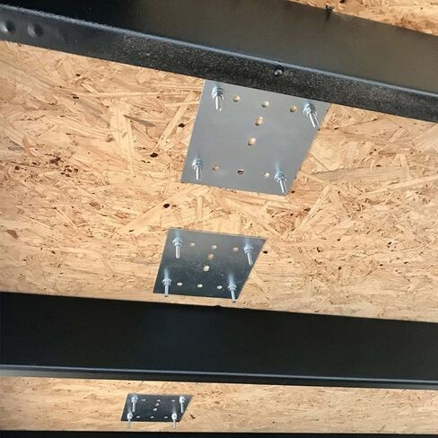 مجموعة تركيب لوحة المسار E الآمنة للغاية من DC Cargo، 8 عبوات | اللوحة الخلفية لتركيب السكك الحديدية E-Track، والمسامير، والصواميل، والغسالات in Kuwait