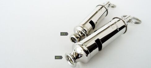 THE ACME | 49.5 Official Scouts Whistle Nickle (NP) | Good Sound Quality, Weather-proof Whistles | Designed and Made in the UK | Nickel in Saudi Arabia