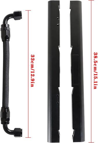 labwork -8AN Black Aluminum Fuel Rails Kit Replacement for LS1 LS6 in Saudi Arabia