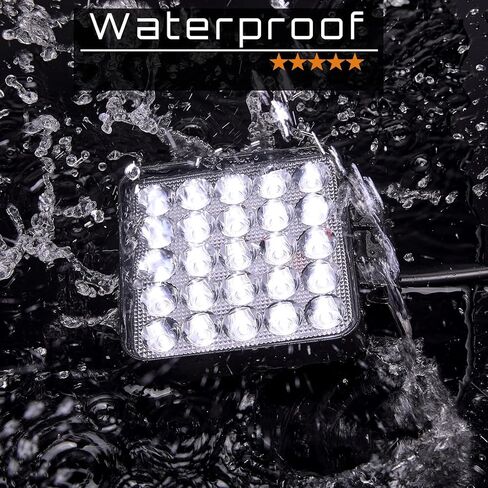LED Work Lights for Truck Tractor, 75W 7000lm 4 Inch Square LED Light Pods Cube Waterproof LED Off-Road Light Bar for Car Boat ATV UTV RV Golf Cart Lawn Mower 12V 24V,10Pack in Saudi Arabia
