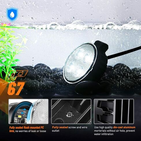 Nilight 2PCS 3Inch 12W Amber Round LED Yellow Work Pods Driving Light 90° Flood Beam Built-in EMC Offroad Side Fog Lights for Tractor Truck Motorcycle Boat SUV ATV UTV in Saudi Arabia