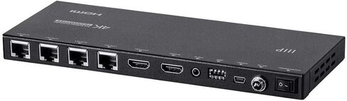 موزع HDMI Monoprice 4K Mini 1x4 - 10.2 جيجابت في الثانية، 4K@30 هرتز، 1080p@120 هرتز، 12 بت لكل قناة، أسود - سلسلة Blackbird in Kuwait