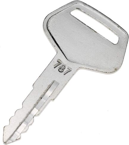 ZTUOAUMA 10X Ignition Keys #787 with Key Chain TR261434 Compatible with Komatsu Excavator Dozer Loader Kalmar Dressta Sakai Models 2019 in Kuwait