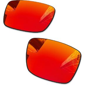 Ploarized Replacement Lenses for Oakley Eyepatch 2 OO9136 Sunglasses - Fire Red
