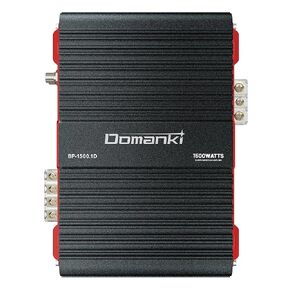 BP-1500.1D Monoblock Car Audio Amplifier, 1500 Watts Class D Car Audio Subwoofer Amplifier with Remote Subwoofer Level Control, Mosfet Power Supply,1-4 Ohm Stable