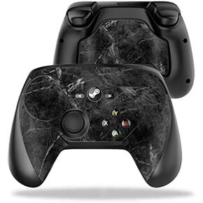 MightySkins Skin Compatible with Valve Steam Controller case wrap Cover Sticker Skins Black Marble
