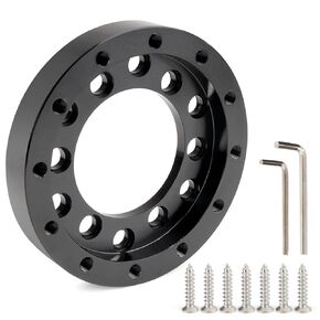 Htostar Racing Steering Wheel Adapter Plate 70MM 2.75" Compatible With Logitech G25 G27 Sparco Set