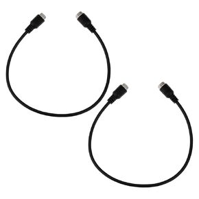 2PCS 4 Pin Male to Male Aviation Extension Cable 40cm Connector Extension Cable for Car Bus Truck Reverse CCTV Camera Gender Security Systems Changing Lead