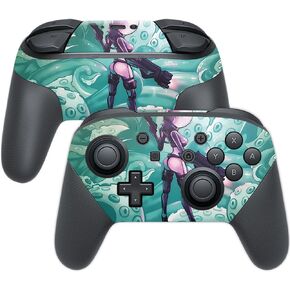 MightySkins Skin Compatible with Nintendo Switch Pro Controller - Tentacle Invasion | Protective, Durable, and Unique Vinyl wrap Cover | Easy to Apply, Remove, and Change Styles | Made in The USA