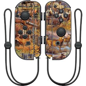 MightySkins Skin Compatible with Nintendo Joy-Con Controller – Deer Pattern | Protective, Durable, and Unique Vinyl Decal wrap Cover | Easy to Apply, Remove, and Change Styles | Made in The USA