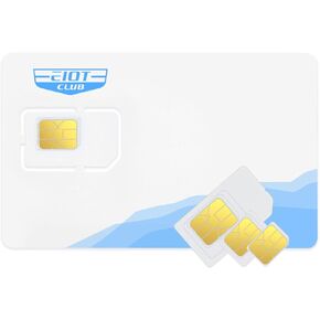 EIOTCLUB Prepaid 4G LTE SIM Card, No Contract Wireless, USA Compatible with Nationwide Networks for Security, Hunting Trail Game Cameras - Data Only