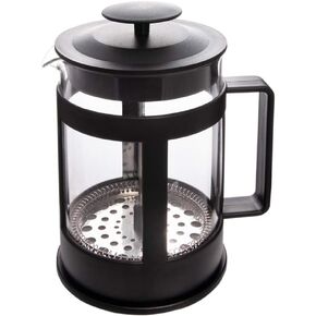 Any Morning Large French Press Coffee Maker, Coffee Maker French Press 34 oz, Coffee Press Glass, French Press For Tea and Travel, 16 Cup Coffee Maker For Camping, 16 Espresso Cups, 34 Oz, Black