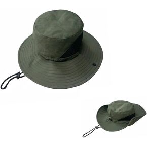 Fishing Hat for Men Women,Wide Brim UV Sun Protection Hats,Summer Waterproof Breathable Hiking Safari Foldable Cap