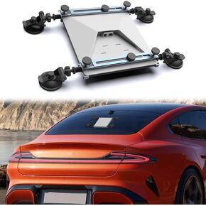 Vehicle Suction Cup Mount for Starlink Mini, Sunroof & Rear Window Mount Starlink Mini for Car, RV, Sailing, Airplane, Aluminum Alloy