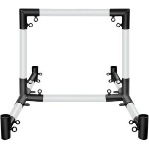 Aoneky 1 3/8'' Archery Backstop Frame Corner Fitting - Archery Backstop Stand Kit - Fit 1'' EMT - Poles not Included