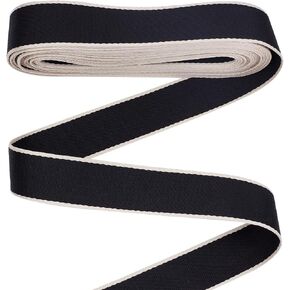 PH PandaHall 9.8 Yards Webbing Straps Nylon Webbing 1-1/2 Inch Wide Striped Ribbons Heavy Sewing Webbing Flat Straps Webbing for DIY Crafts Belt Backpack Handles Purse Leash Furniture Making
