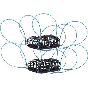 Crab Snare 10 Ounce Weighted Crab Trap Loop Trap Casting for Fishing Pole Dungness Rock Blue Crabs 6 Loops CA, OR, WA Compliant