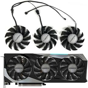 3Pcs/Set 82MM T128015SU,+ 87MM T129215SU Graphics Card Cooler Fans for GIGABYTE Gigabyte RTX 3070 Gaming GV-N3070GAMING OC-8GD Video Card Fan