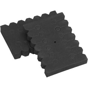 VBESTLIFE Archery Arrow Separator Rack,20Pcs Archery Arrow Rack EVA Black Rectangular 12 Arrows Separator Storage Holder Hunting Accessories