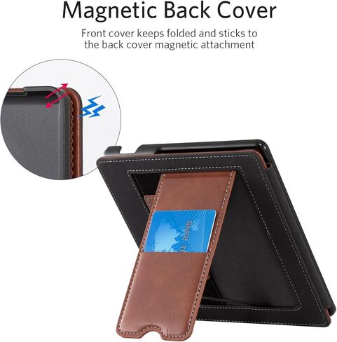 CoBak Stand Case for Kindle Oasis - Premium PU Leather Smart Cover with Auto Sleep Wake for Kindle Oasis 9th Generation & 10th Generation in Saudi Arabia