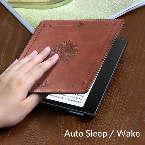 CoBak Stand Case for Kindle Oasis - Premium PU Leather Smart Cover with Auto Sleep Wake for Kindle Oasis 9th Generation & 10th Generation in Saudi Arabia