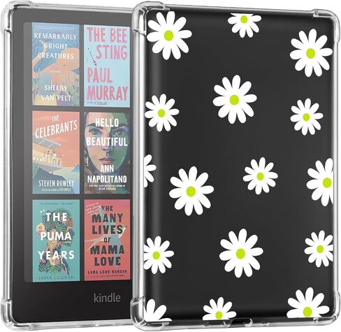 COBAK CLASE CASE لـ Kindle Paperwhite 12th Gen 2024 (7 ") و kindle Colorsoft Signature Edition (7")-غطاء خلفي خفيف للخدش مقاوم للخدش in Saudi Arabia