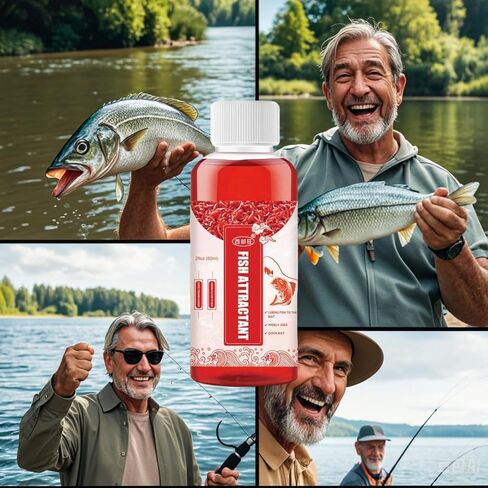 Fish attractant 2PCS Red Worm Concentrate Red Worm Bait Red40 Red Ink Fishing Liquid Fish Lure Attraction Enhancer Smell Bait Scent Bait Food for Fishing Trout Cod Carp Bass in Saudi Arabia