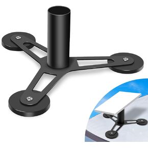 Starlink Mini Car Mount, Starlink Mini Magnetic Mount, Starlink Mini Roof Mount, Rubber-Coated, Car-Friendly, Strong Wind Resistance, Black